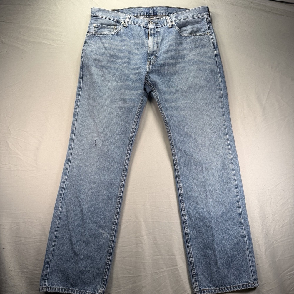 Levis 559 Jeans Mens 36x32 Relaxed Straight Medium Wash Work Pants Denim